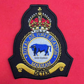 Royal Air Force Marham Station Badge King’s Crown RAF Machine Embroidered Patch